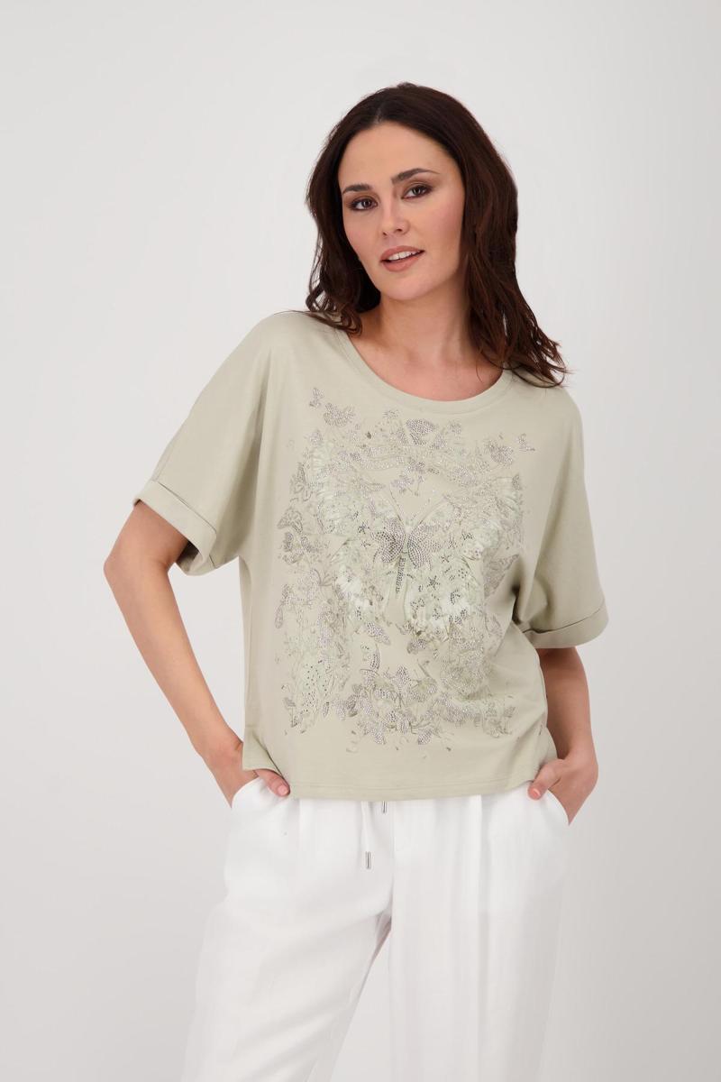 Monari T-Shirt 409695 Beige 1