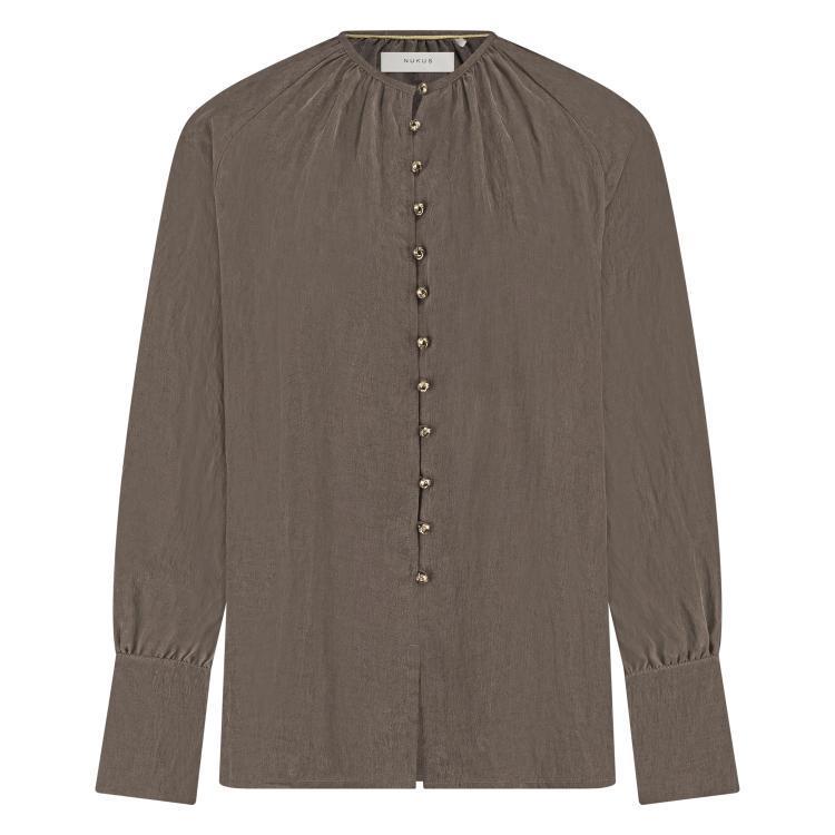 NUKUS Blouse NKF02014 Bruin 1
