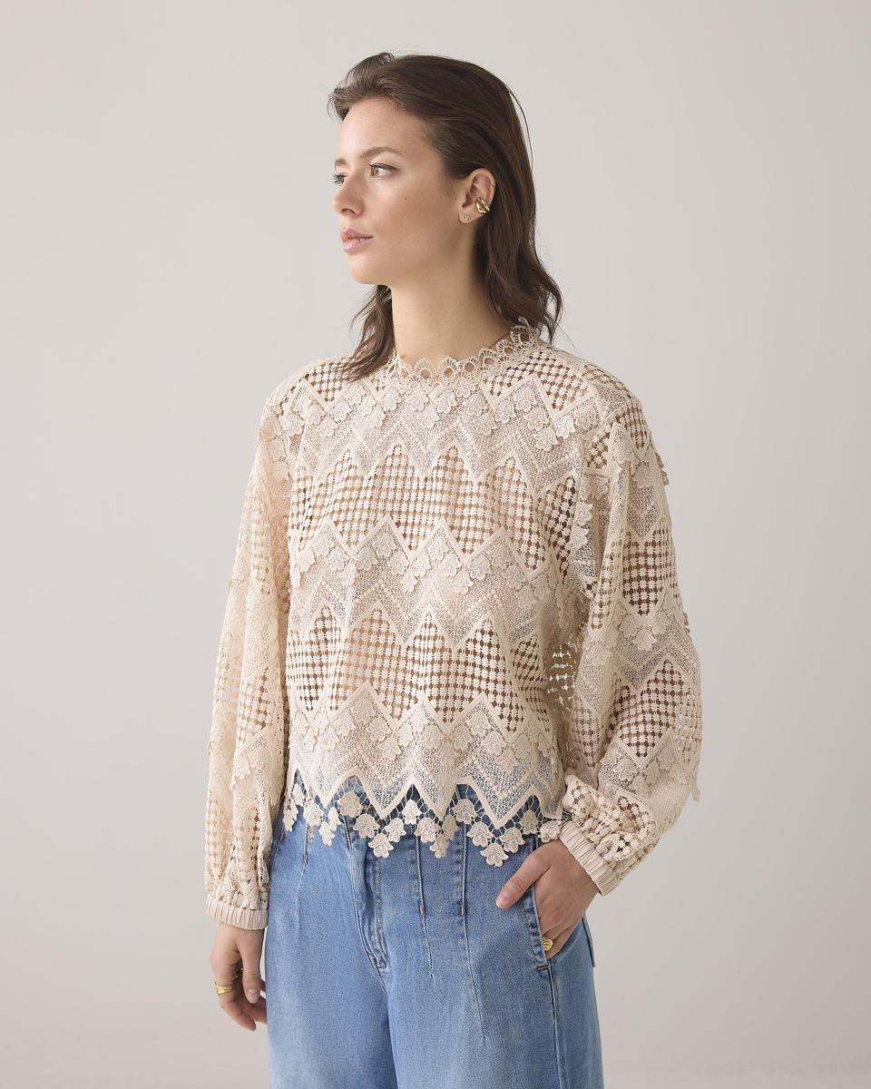 Summum Summum Blouse 2s3220-12182 Beige 3
