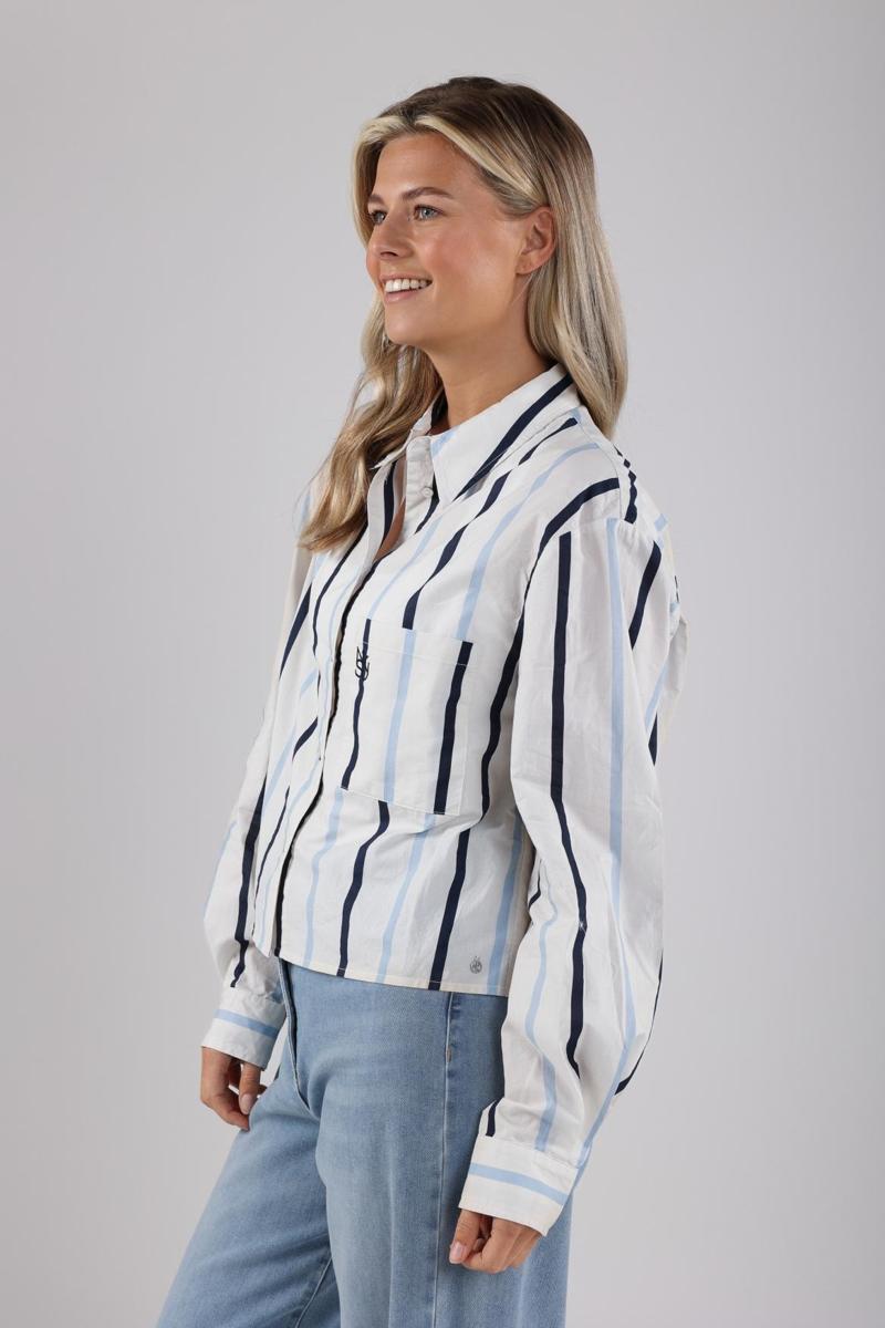 NUKUS NUKUS Blouse NKS02055 Blauw 6