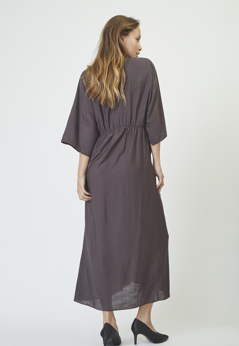 Co'Couture Jurk Hera Knot Bruin 2
