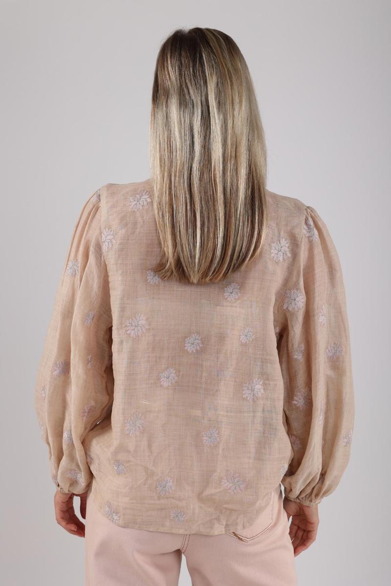 NUKUS NUKUS Blouse NKS02036 Beige 4