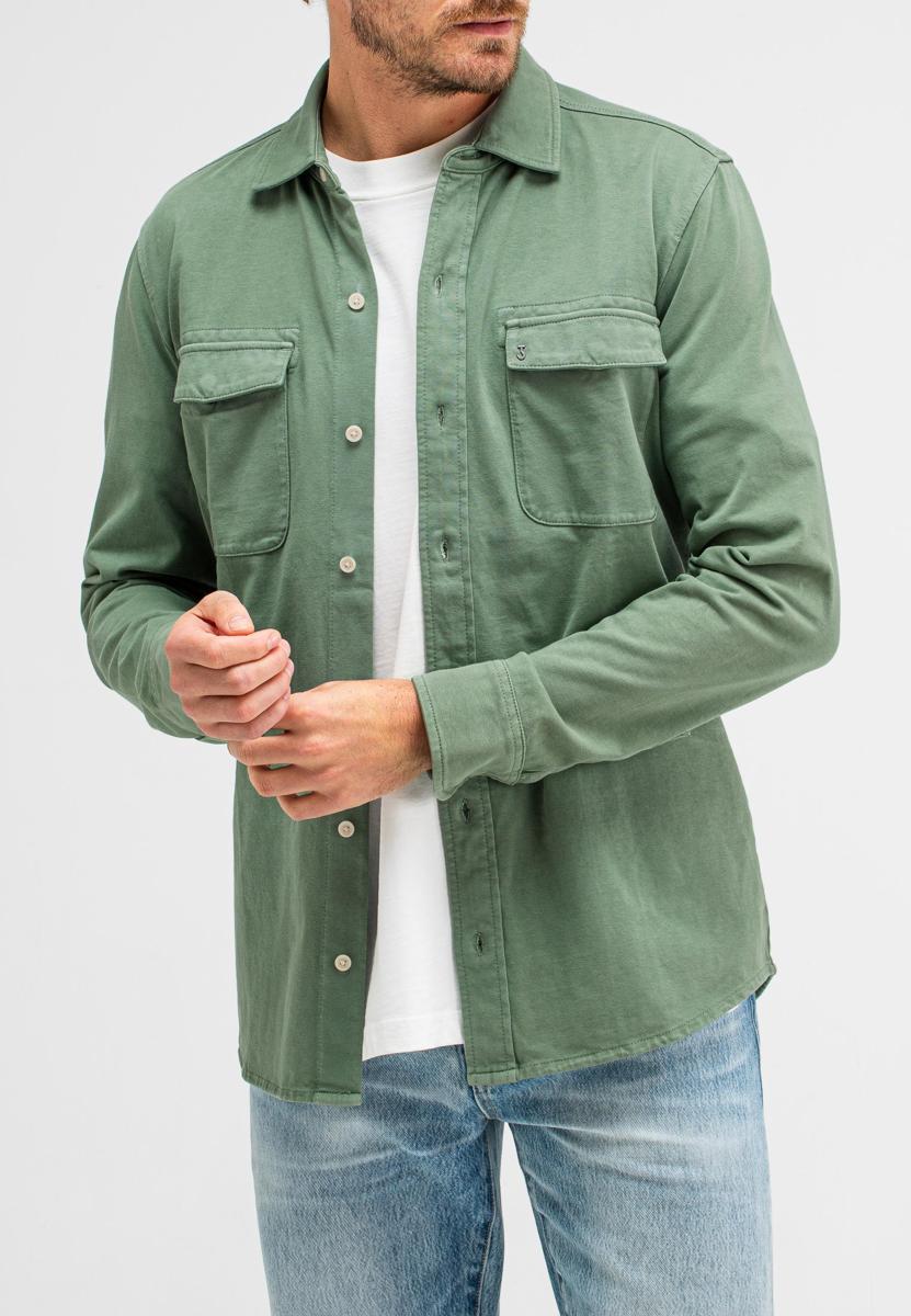 Butcher of Blue Butcher of Blue Overshirt M2514021 Groen 4