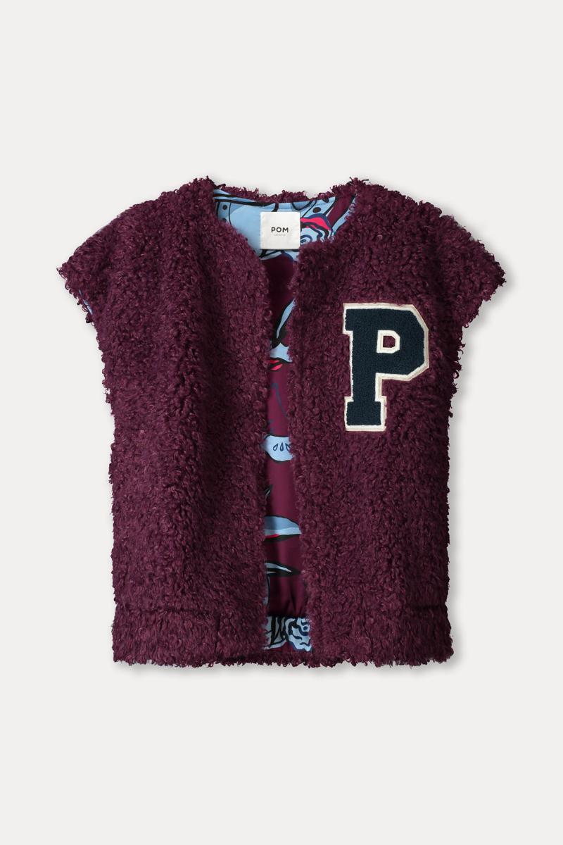 POM Amsterdam Gilet SP9367 Paars 1