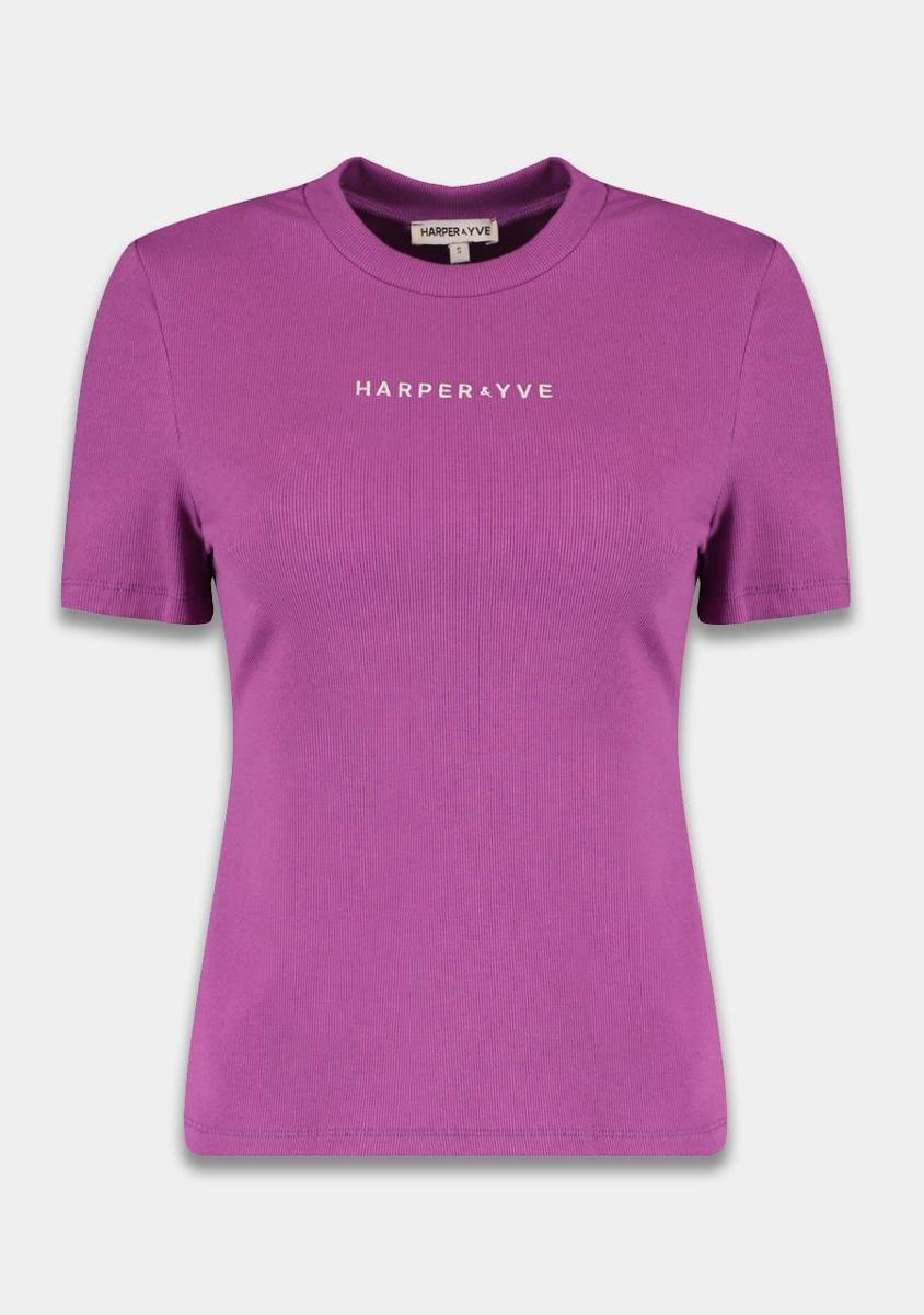 Harper & Yve Harper & Yve T-Shirt SS25P403 Paars 2
