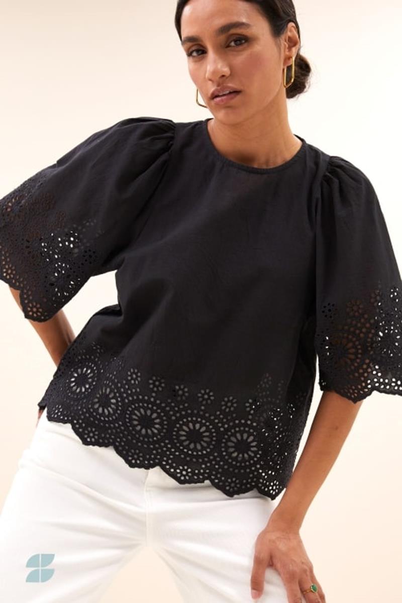 By-Bar By-Bar Blouse Utah Zwart 1