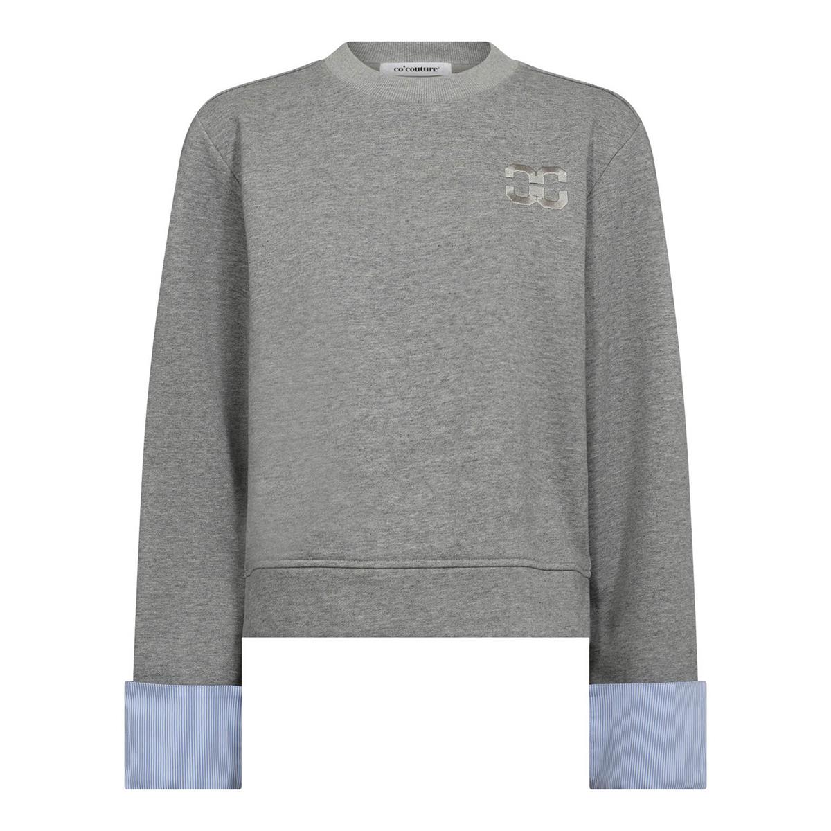 Co'Couture Sweater Daniella Grijs 2