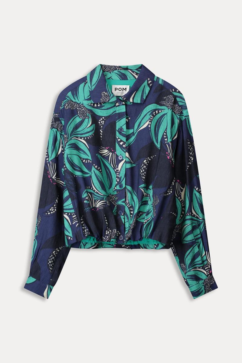 POM Amsterdam POM Amsterdam Blouse SP9044 Groen 3