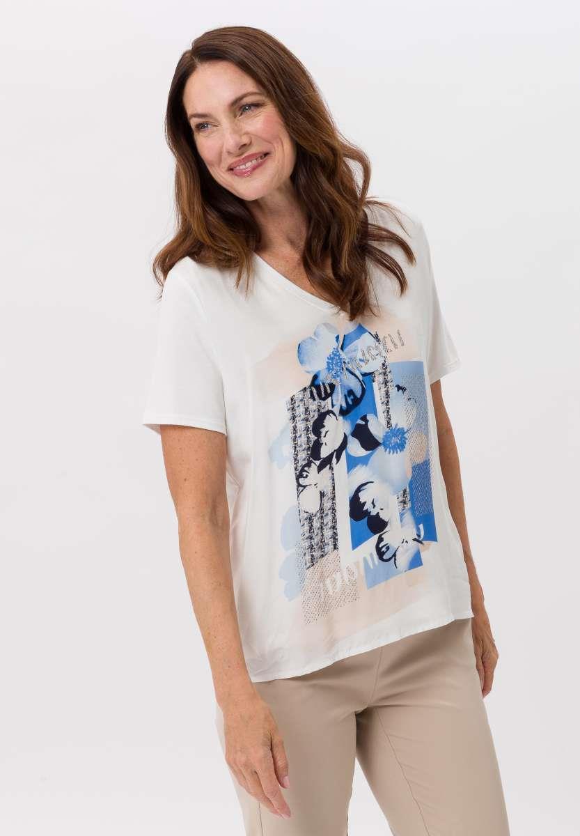 Frank Walder Frank Walder Blouse S52103424 Blauw 1