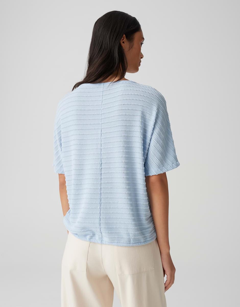 OPUS T-Shirt Saronji Paris Blauw 3