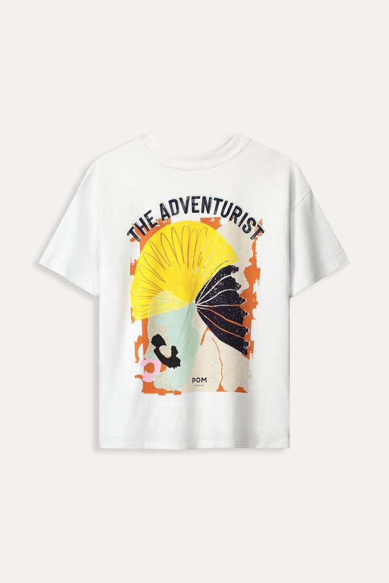 POM Amsterdam POM Amsterdam T-Shirt SP9132 Wit 4