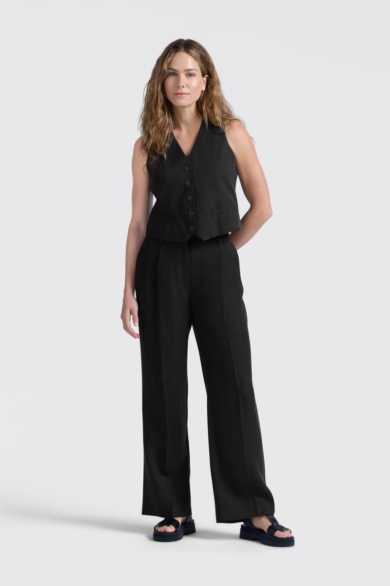 YAYA Gilet 01-521002-505 Zwart 5
