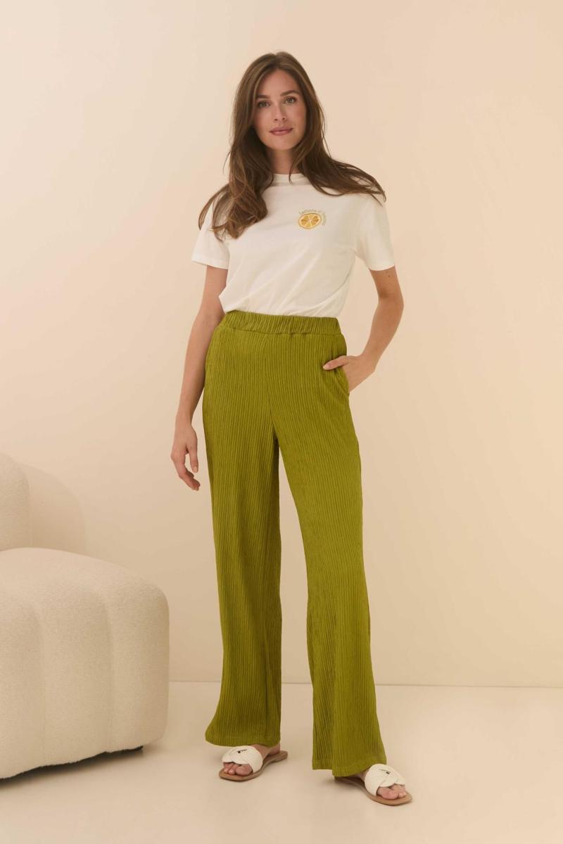 Lofty Manner Lofty Manner Pantalon QC37 - Trouser Me Groen 5